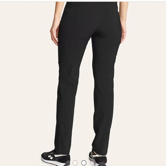 Eddie Bauer Incline Utility Pants Women’s size 14 Black Elastic Waistband - Picture 9 of 9